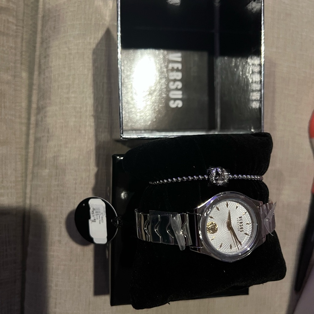 Versus Versace Silver Watch and Bracelet Set - Picture 4 of 4